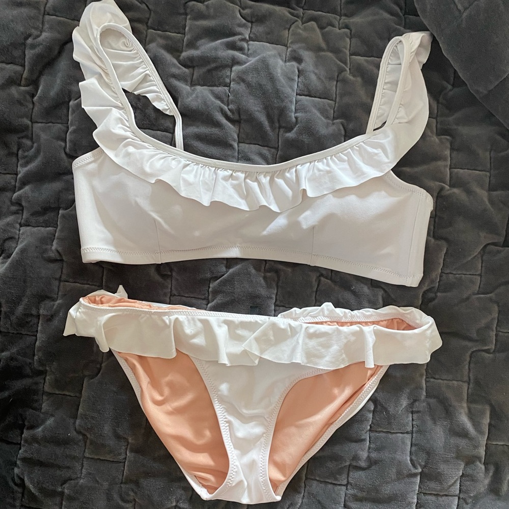 White J.Crew bikini swim suit